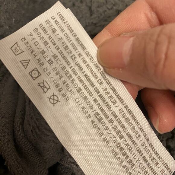 Hollister Y2K Womens M Short Fleece Gray Puffy Teddy Jacket FullZip 2Pocket Cozy - Picture 6 of 11